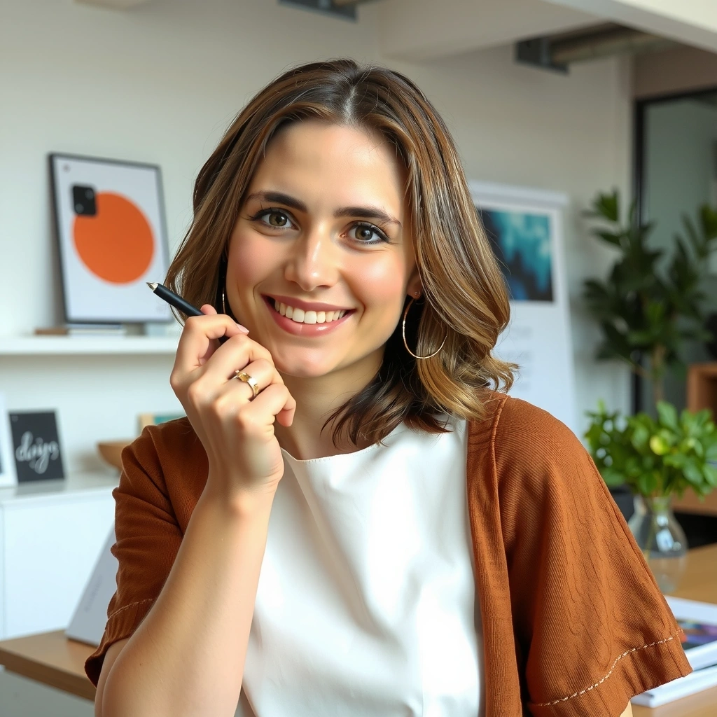 Portrét Anny Dvořákové, hlavní webdesignérky pixelprime