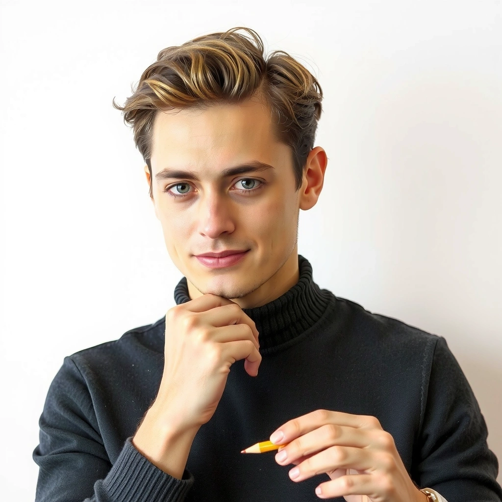 Portrét Michala Kováře, grafického designéra pixelprime