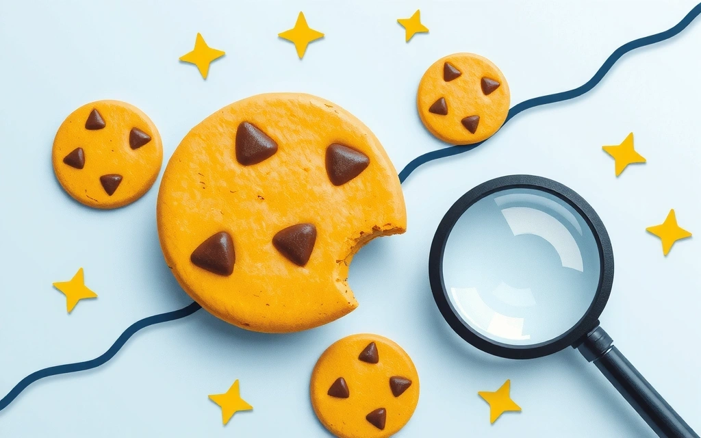 Ilustrace souborů cookie a digitálního sledování