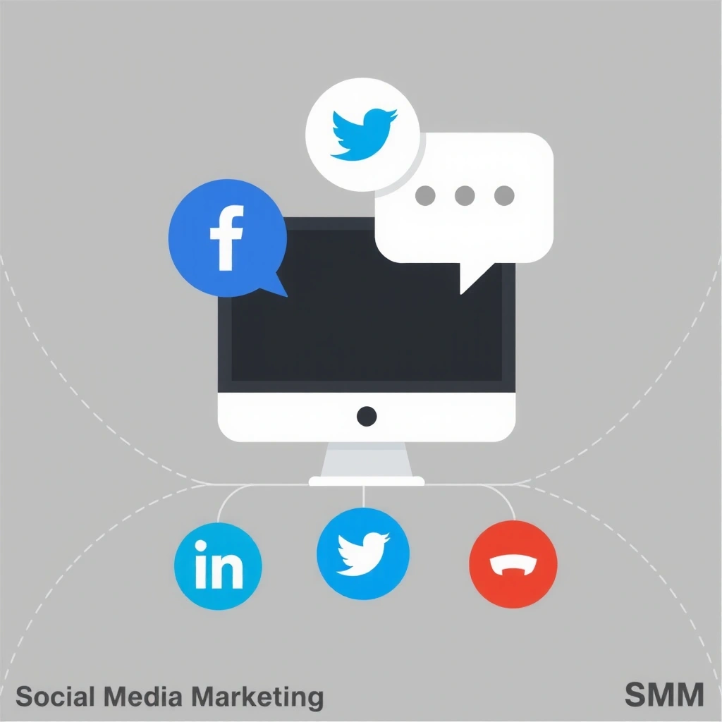 Ikona pro Social Media Marketing (SMM)