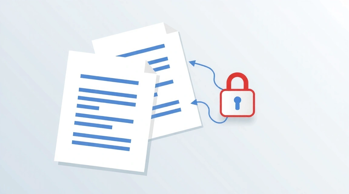 Abstract representation of legal documents and digital data flow