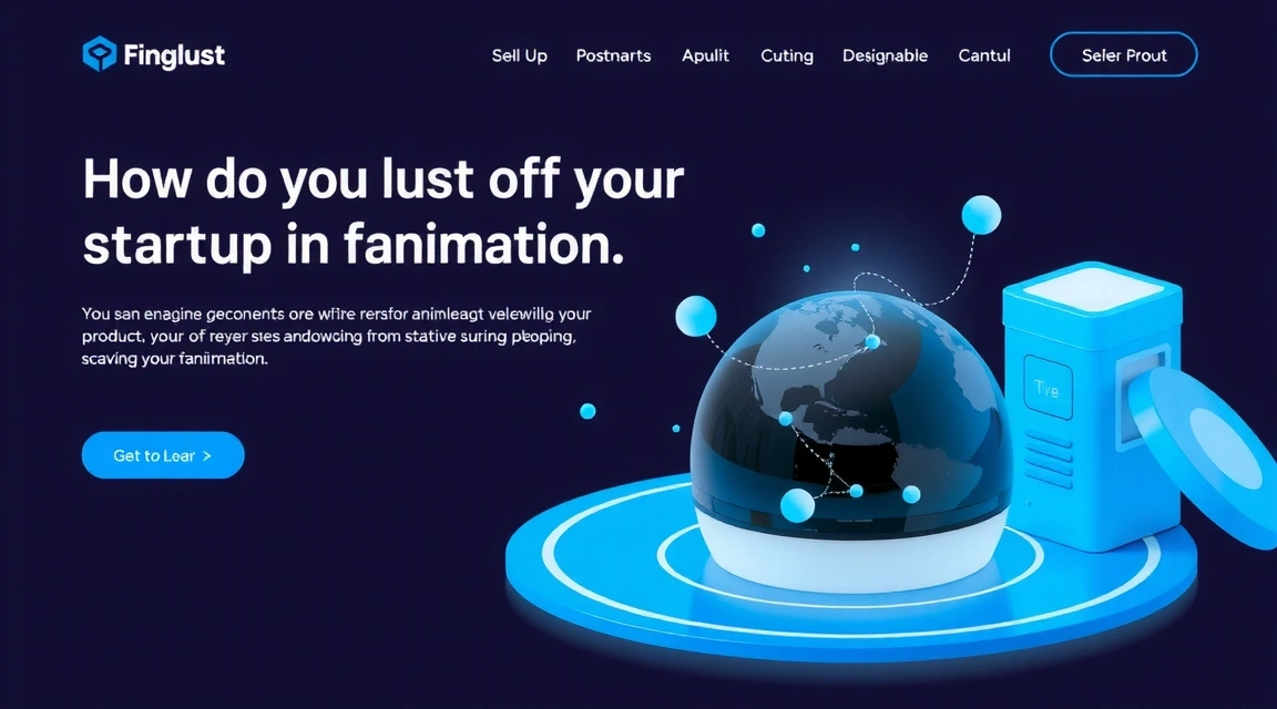 Náhled projektu: Webová prezentace pro technologický startup